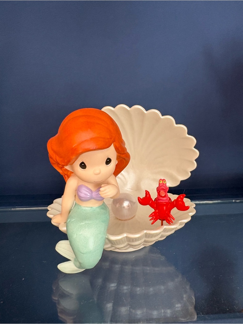 Litttle Mermaid Disney Showcase & Precious Moments figurine
